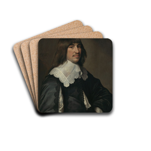 Portrait of Henrick Hooft by Michiel Jansz. Van Mierevelt Drink Coasters - set of 4