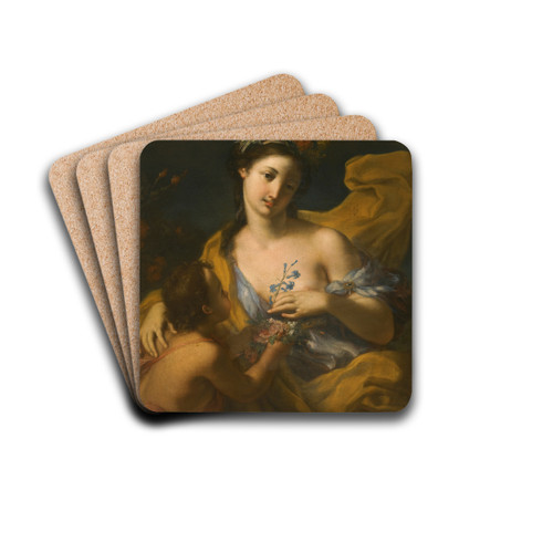 Flora by Bolognese School Drink Coasters - set of 4