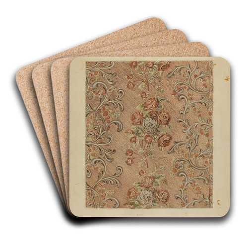 Printed Textile by George Loughridge Art Drink Coaster set