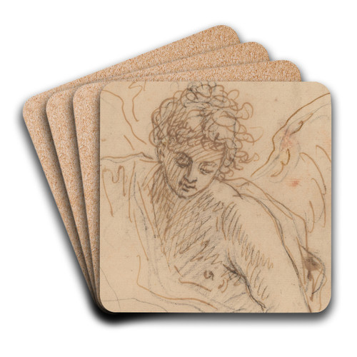 An Angel by Benjamin West Art Drink Coaster set