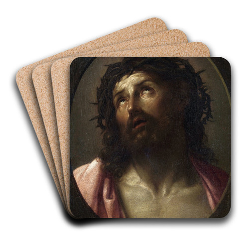 Man of Sorrows by Guido Reni Art Drink Coaster set