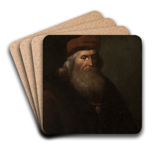 Portrait of Mr. widziski by Rafa Hadziewicz Art Drink Coaster set Portrait of Mr. widziski by Rafa Hadziewicz Art Drink Coaster set