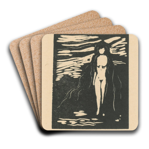 Nude by Mikul Galanda Art Drink Coaster set