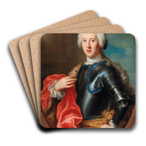 Portrait Of A Nobleman by Antonio David Art Drink Coaster set