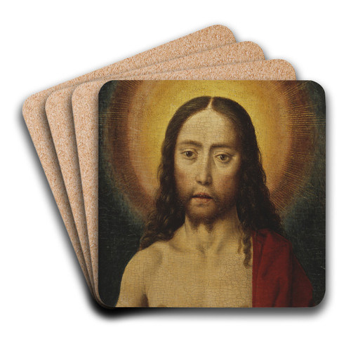 Head of Christ by Dieric Bouts Art Drink Coaster set