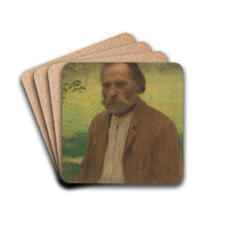 Starec v plenri by Elemr Halsz-Hradil Drink Coasters - set of 4