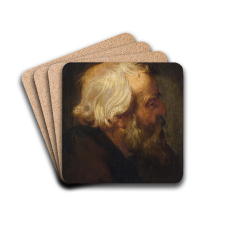 The Apostle Peter by Peter Paul Rubens Drink Coasters - set of 4