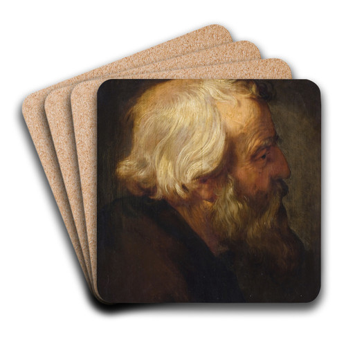 The Apostle Peter by Peter Paul Rubens Art Drink Coaster set
