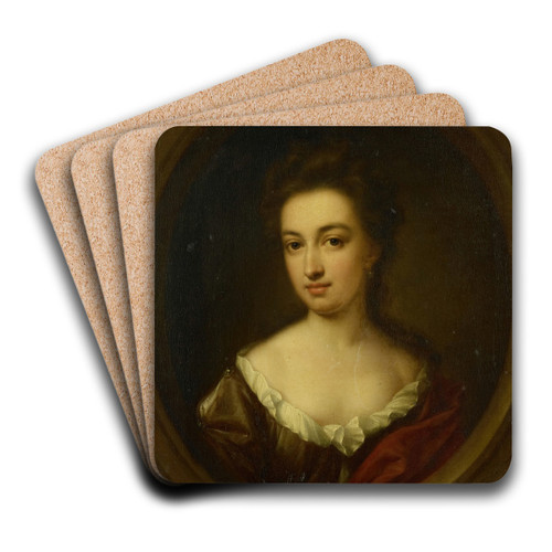 Josina Clara van Citters (1671-1753), Sister of Anna van Citters by Simon Dubois Art Drink Coaster set