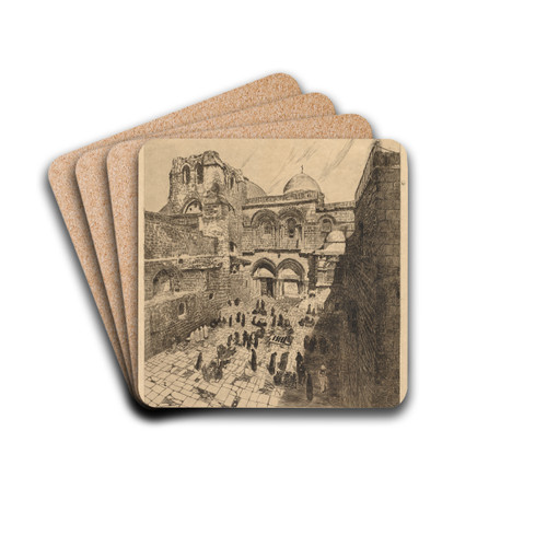 Grand Canal, Venice by Otto Henry Bacher Drink Coasters - set of 4 Grand Canal, Venice by Otto Henry Bacher Drink Coasters - set of 4