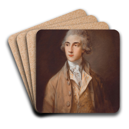 Edward Swinburne by Thomas Gainsborough Art Drink Coaster set