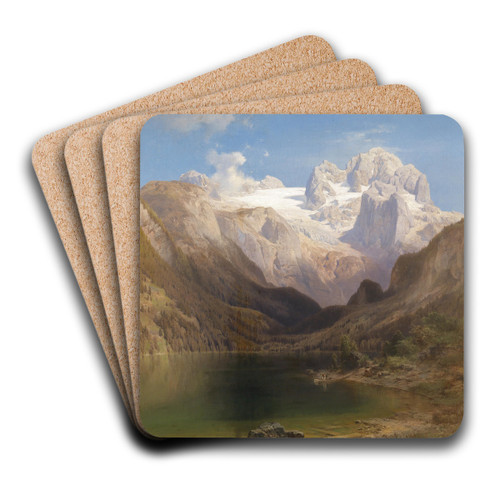 Blick Vom Gosausee Auf Den Dachstein by Anton Hansch Art Drink Coaster set