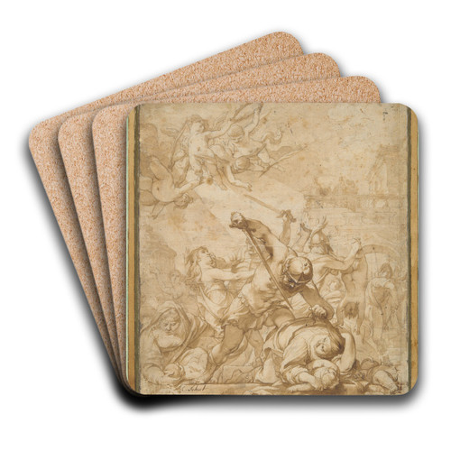 Massacre of theInnocents by Cornelis Schut Art Drink Coaster set