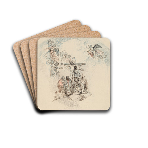 The Crucifixion by Benjamin West Drink Coasters - set of 4