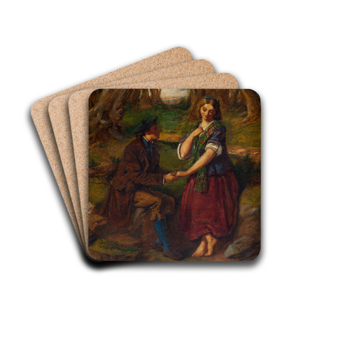 The Proposal by Alexander Fraser Jr. Drink Coasters - set of 4