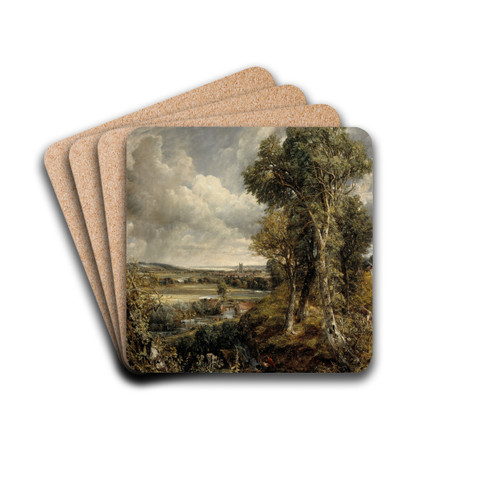 The Vale of Dedham by John Constable Drink Coasters - set of 4