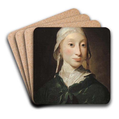 A Girl from Holstein by Jens Juel Art Drink Coaster set A Girl from Holstein by Jens Juel Art Drink Coaster set