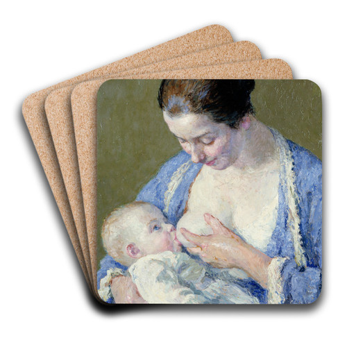 Mother and Child by Gari Melchers Art Drink Coaster set