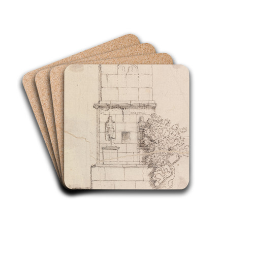 Tomb of the Scipios near Tarragona by Henry Swinburne Drink Coasters - set of 4 Tomb of the Scipios near Tarragona by Henry Swinburne Drink Coasters - set of 4