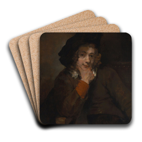 Titus, the Artist's Son by Rembrandt van Rijn Art Drink Coaster set