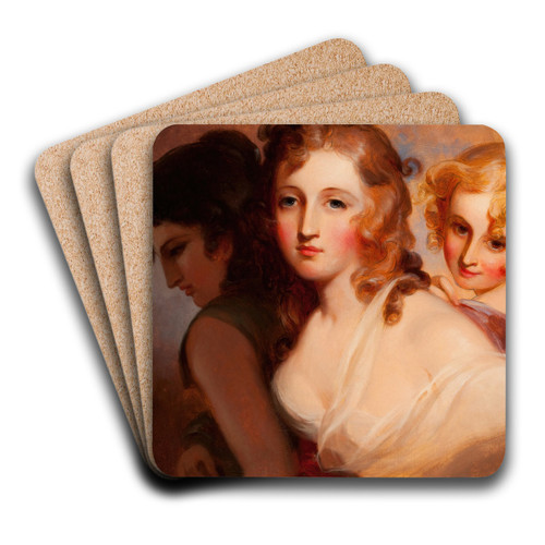 The Hours by Thomas Sully Art Drink Coaster set
