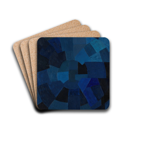 Komposition in Blau by Otto Freundlich Drink Coasters - set of 4