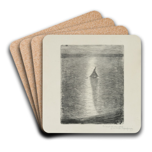 In the Ray of Sunlight by Eugne Jansson Art Drink Coaster set