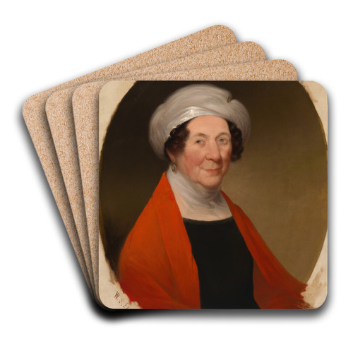Dolley Madison by William S. Elwell Art Drink Coaster set