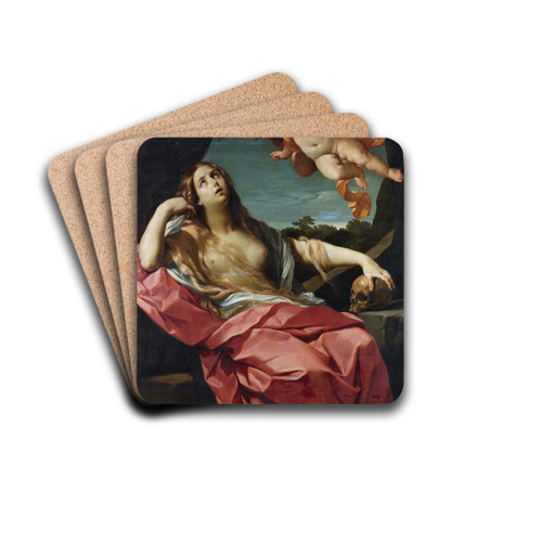 Mary Magdalene by Guido Reni Drink Coasters - set of 4 Mary Magdalene by Guido Reni Drink Coasters - set of 4