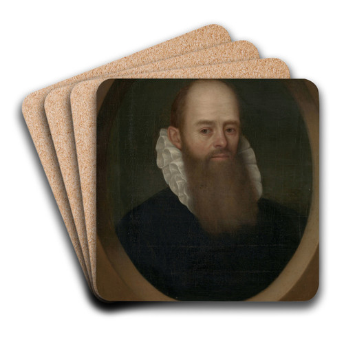 Cornelis van Ceters (1503-99) by Philip van Dijk Art Drink Coaster set