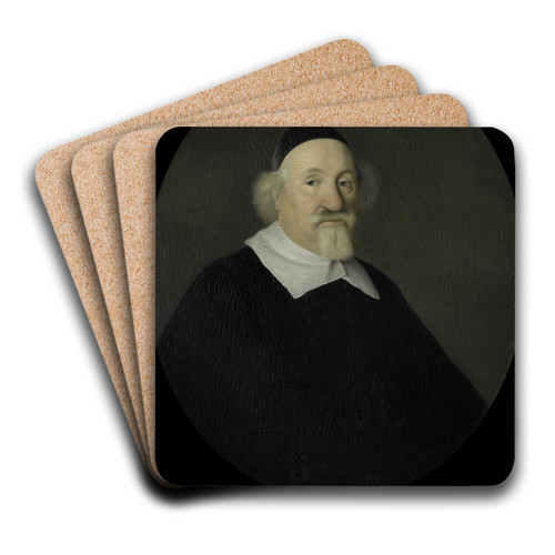 Portrait of Adriaen Besemer, Director of the Rotterdam Chamber of the Dutch East India Company, elected 1642 by Pieter Van Der Werff Art Drink Coaster set Portrait of Adriaen Besemer, Director of the Rotterdam Chamber of the Dutch East India Company, elected 1642 by Pieter Van Der Werff Art Drink Coaster set