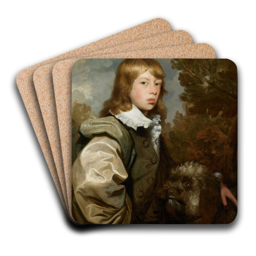 Portrait of James Ward by Gilbert Stuart Art Drink Coaster set