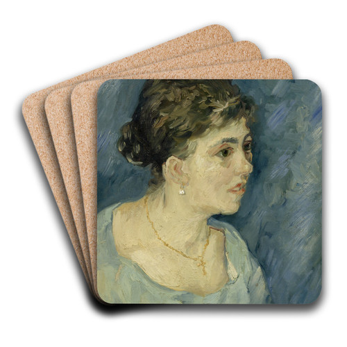 Portrait of a prostitute by Vincent van Gogh Art Drink Coaster set