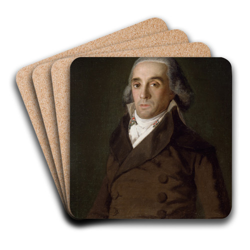 El Conde del Tajo by Francisco de Goya Art Drink Coaster set