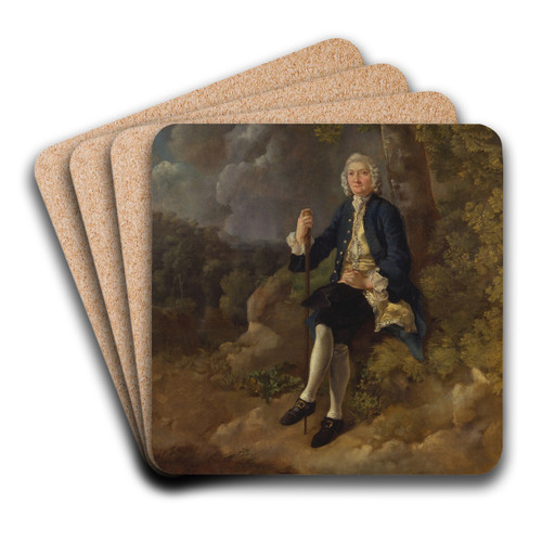 Clayton Jones by Thomas Gainsborough Art Drink Coaster set