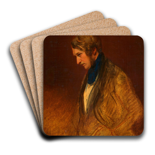 Selbstbildnis Josef Danhauser by Josef Danhauser Art Drink Coaster set