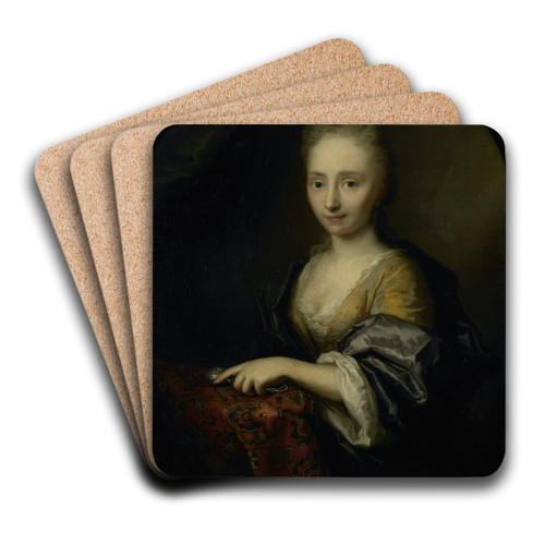 Portrait of a Woman by Arnold Boonen Art Drink Coaster set