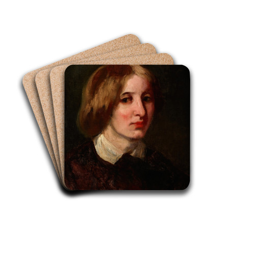 Portrait of Jzefa Ostrowska by Piotr Michaowski Drink Coasters - set of 4