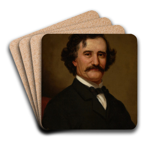 Portrait of a Man by Theodore Clement Steele Art Drink Coaster set