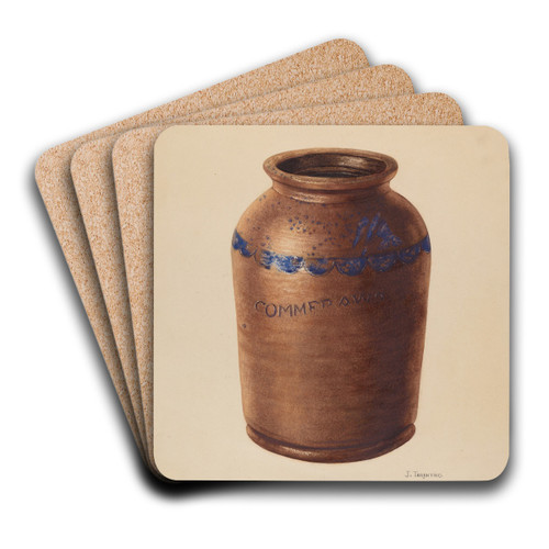 Jar by John Tarantino Art Drink Coaster set
