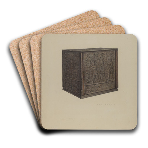 Jamb Stove by Roy Weber Art Drink Coaster set