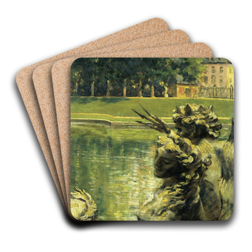 Bassin de Neptune, Versailles by James Carroll Beckwith Art Drink Coaster set