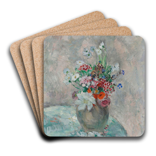 Fleurs dans un vase by Henri Lebasque Art Drink Coaster set Fleurs dans un vase by Henri Lebasque Art Drink Coaster set