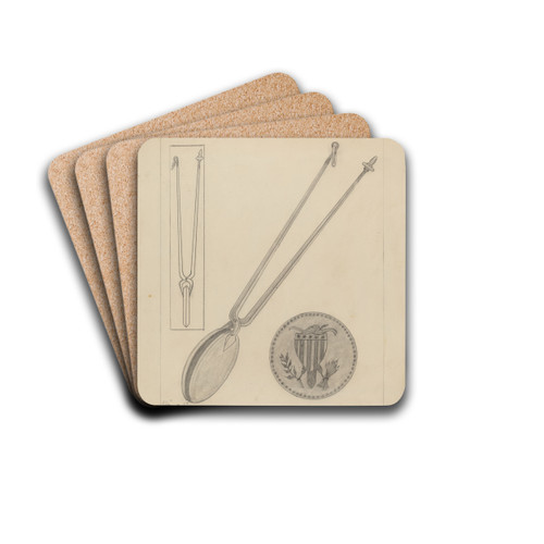 Wafer Iron by Lawrence Flynn Drink Coasters - set of 4 Wafer Iron by Lawrence Flynn Drink Coasters - set of 4