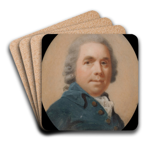 Portrait of a Gentleman by Abraham Daniel Art Drink Coaster set