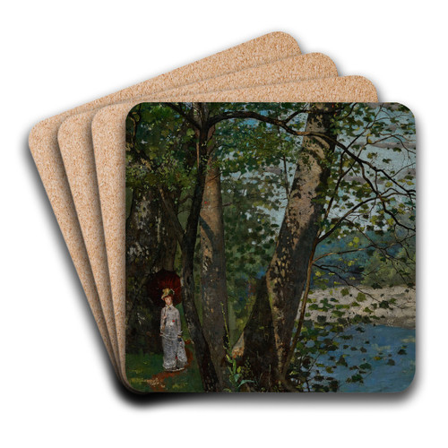 The Sycamores by John Washington Love Art Drink Coaster set