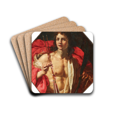 Saint Sebastian by Alessandro Rosi Drink Coasters - set of 4 Saint Sebastian by Alessandro Rosi Drink Coasters - set of 4