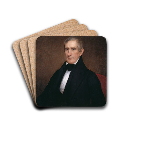 William Henry Harrison by Albert Gallatin Hoit Drink Coasters - set of 4 William Henry Harrison by Albert Gallatin Hoit Drink Coasters - set of 4