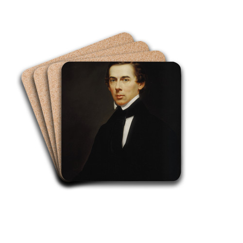 Self-Portrait by Frederick Randolph Spencer Drink Coasters - set of 4