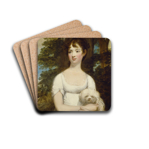 Mary Barry by Gilbert Stuart Drink Coasters - set of 4